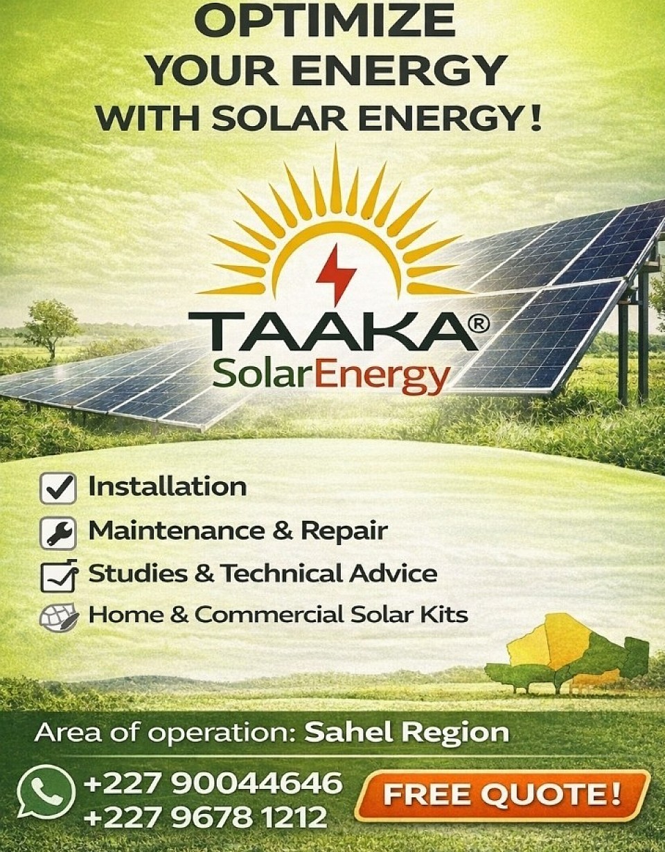 Taaka-SolarEnergy images panneaux et Services disponibles