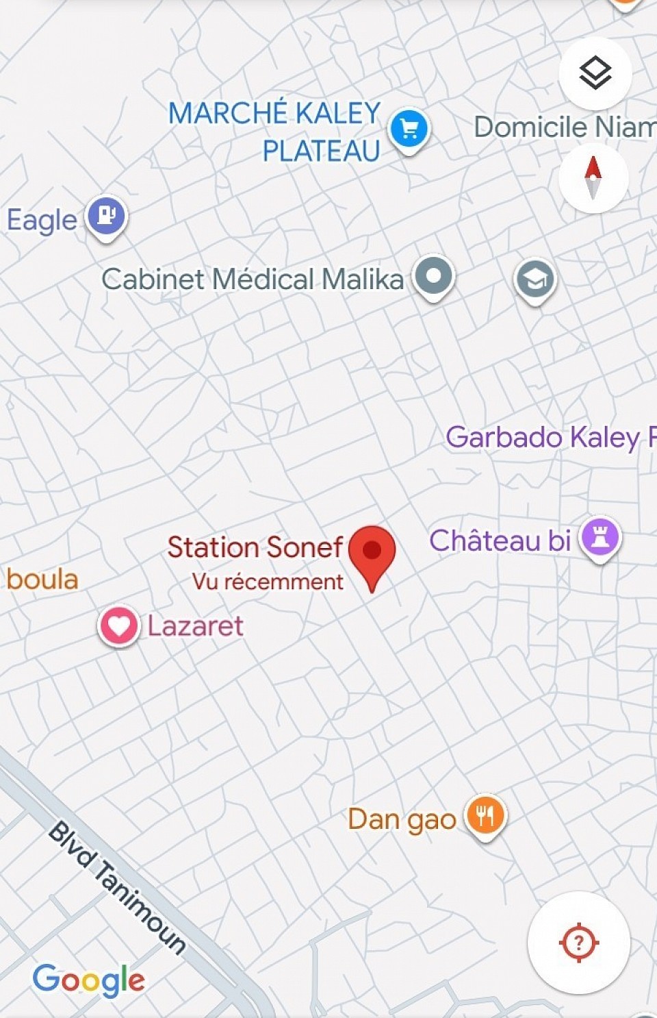 H43X+MR3 Station Sonef Quartier Kalley Plateau